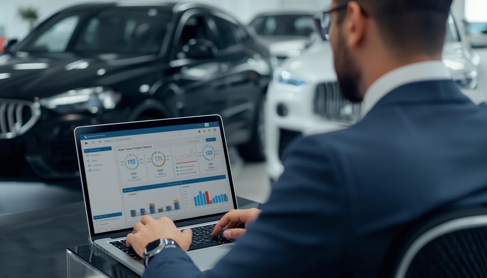 auto dealer software pricing in UAE using Moiboo dashboard